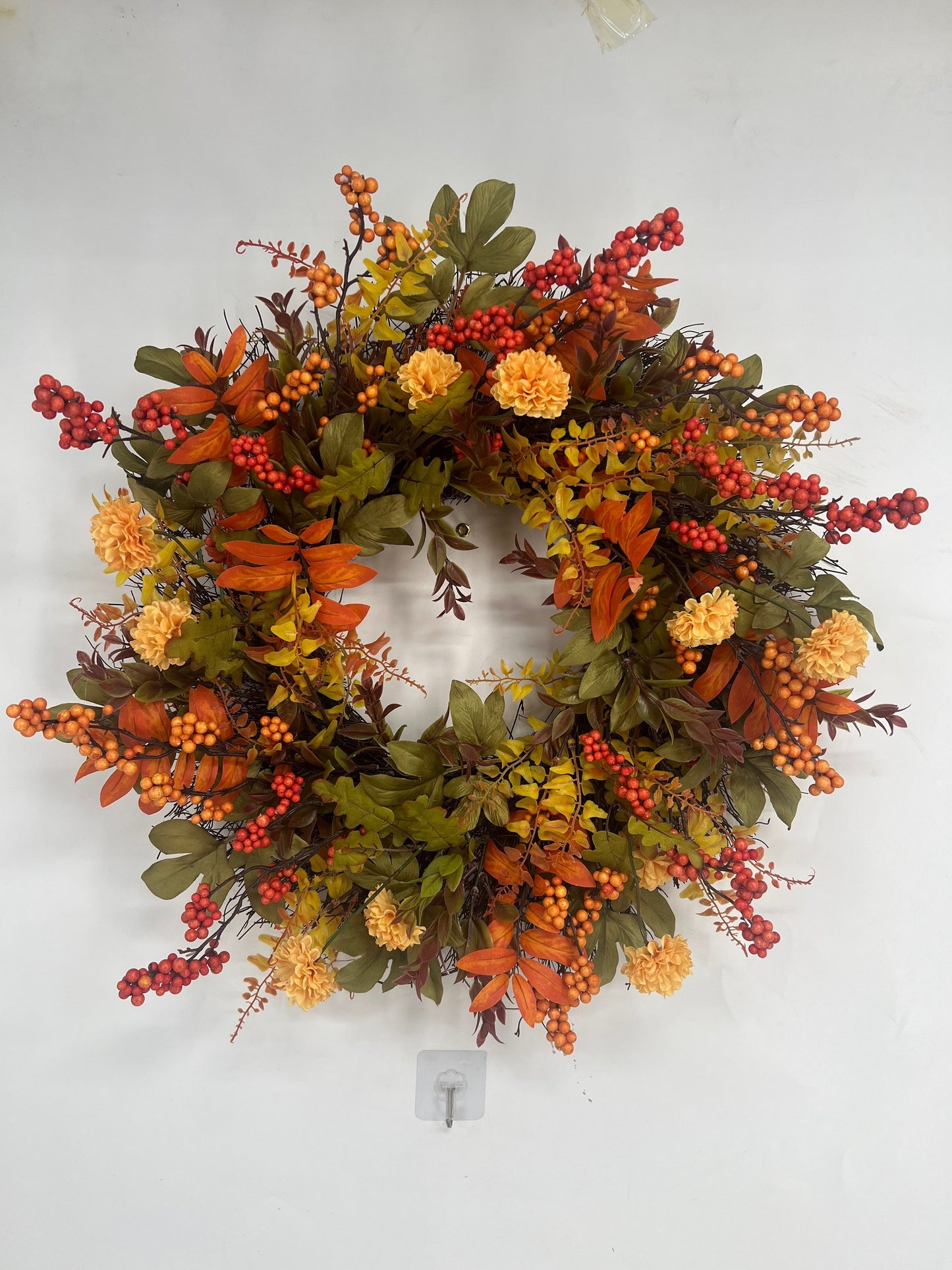 Autumn Harvest Hydrangea Wreath