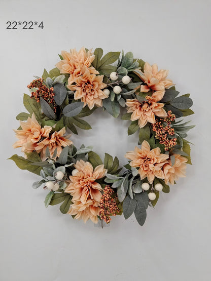 Autumn Harvest Hydrangea Wreath