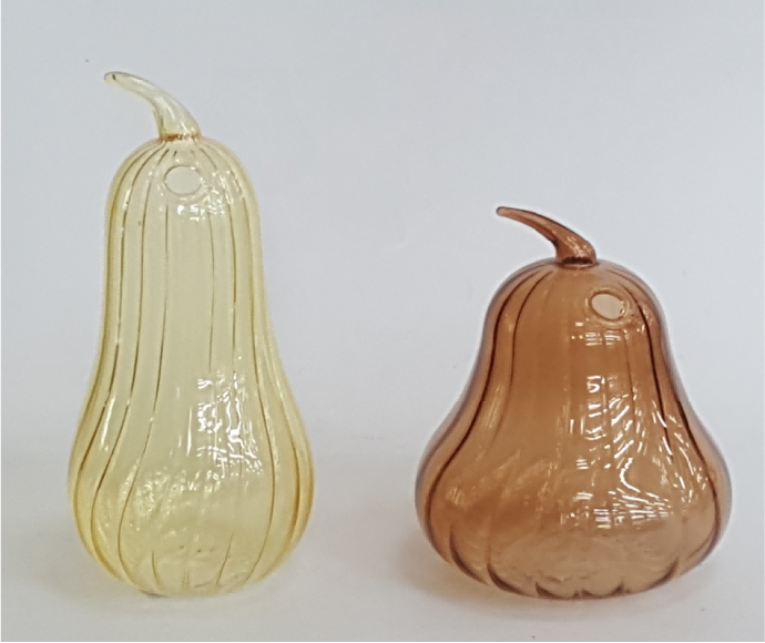 Glass Fruit Decorations