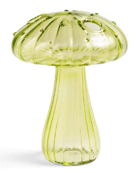 Mushroom-shaped Glass Decor
