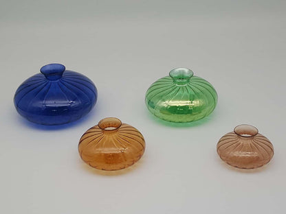 Fluted Glass Bud Vase