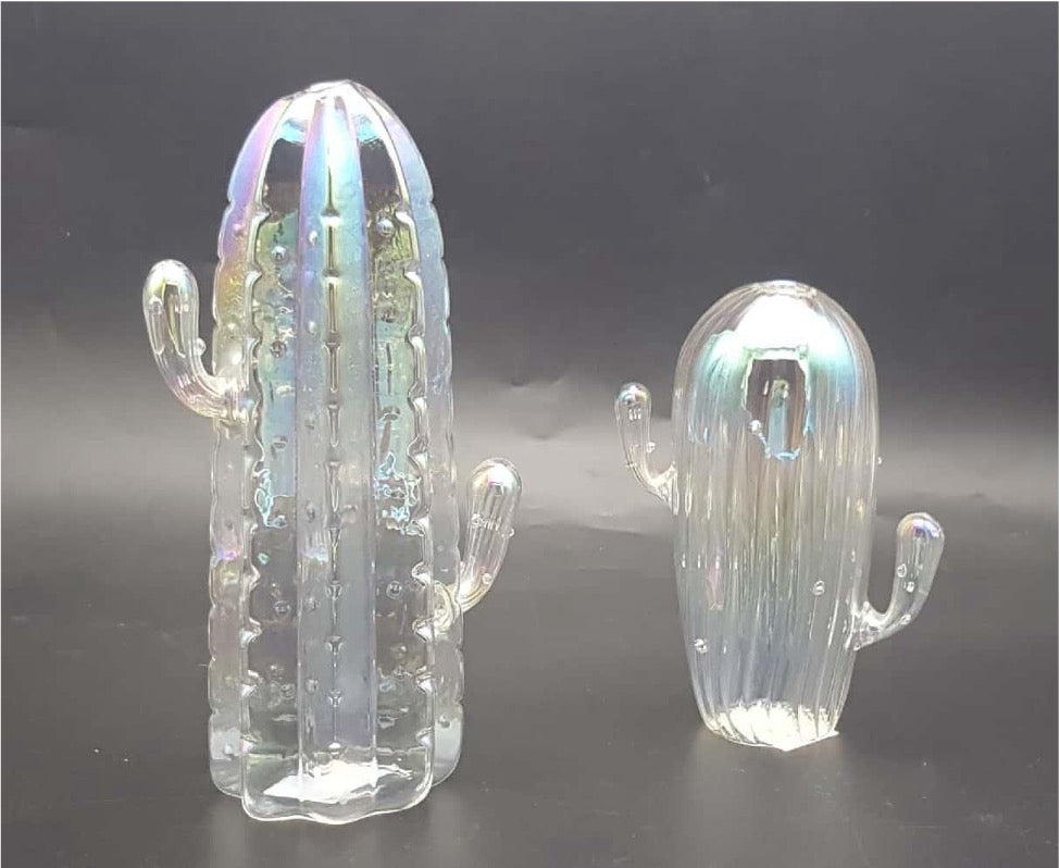 Cactus-shaped Glass Vase
