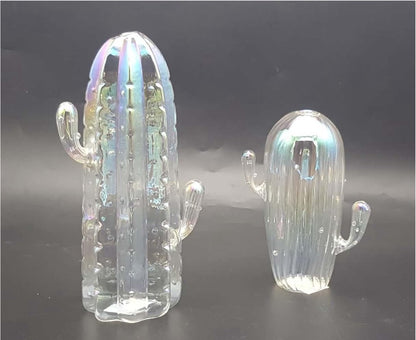Cactus-shaped Glass Vase