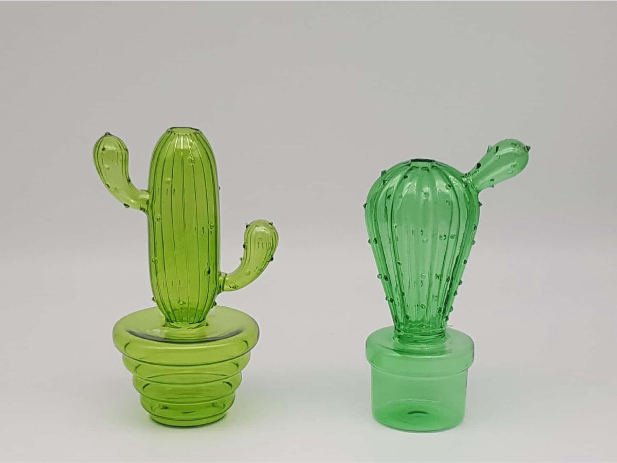 Cactus-shaped Glass Vase