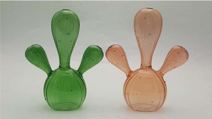 Cactus-shaped Glass Vase