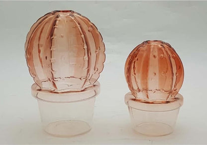 Cactus-shaped Glass Vase