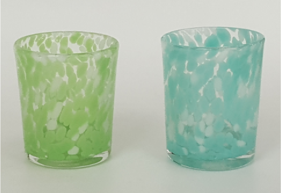Dappled Glass Tumblers