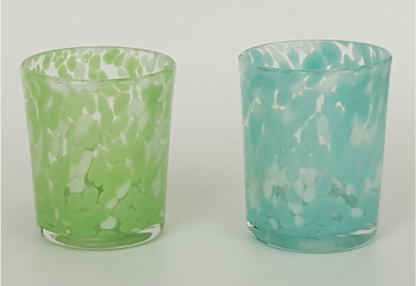 Dappled Glass Tumblers