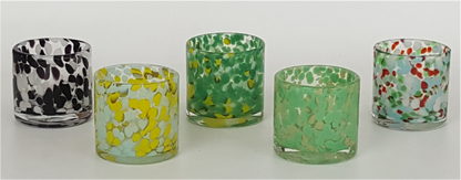 Dappled Glass Tumblers