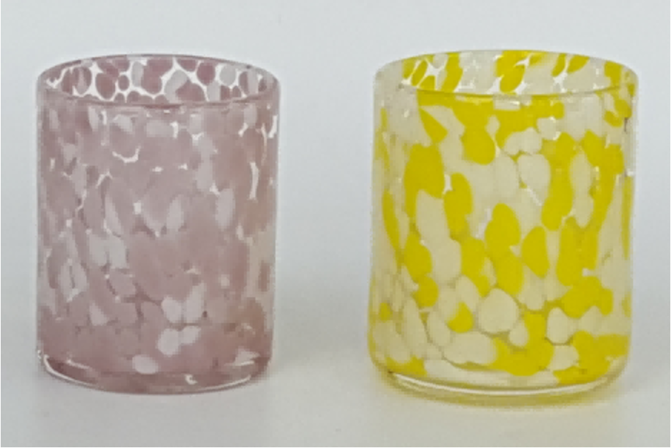 Dappled Glass Tumblers