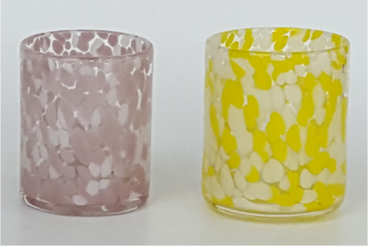 Dappled Glass Tumblers