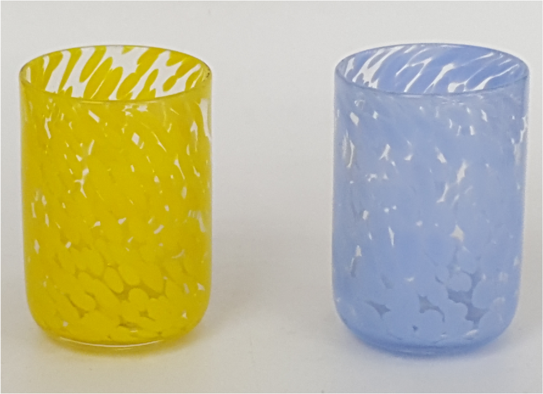 Dappled Glass Tumblers