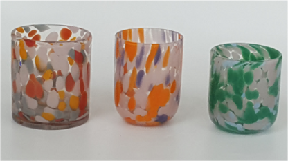 Dappled Glass Tumblers