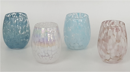 Dappled Glass Tumblers