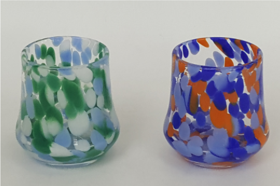 Dappled Glass Tumblers