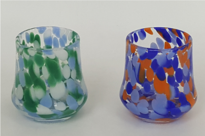 Dappled Glass Tumblers