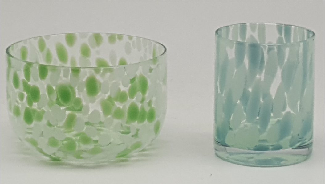 Dappled Glass Tumblers