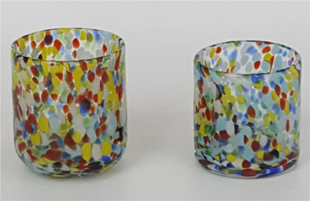 Dappled Glass Tumblers