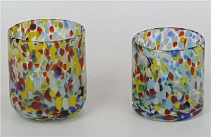 Dappled Glass Tumblers