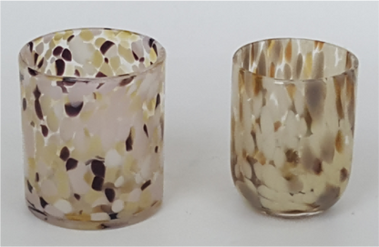 Dappled Glass Tumblers