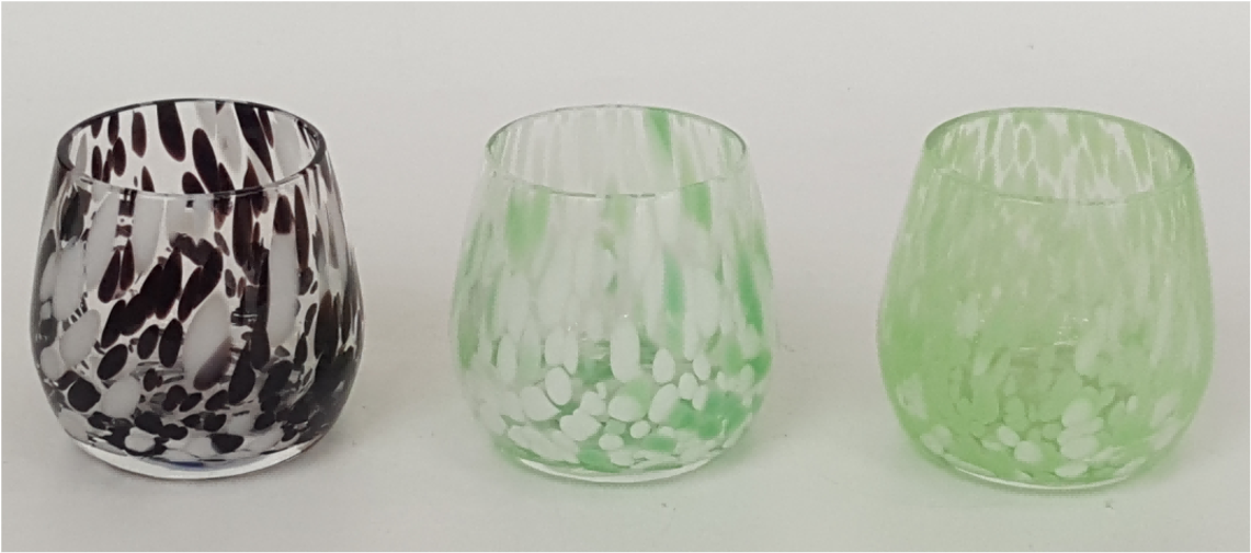 Dappled Glass Tumblers