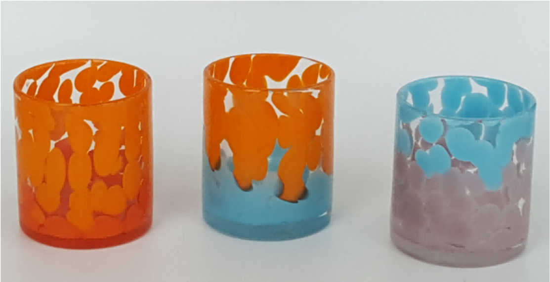 Dappled Glass Tumblers