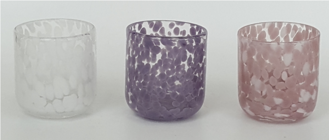 Dappled Glass Tumblers