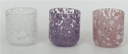 Dappled Glass Tumblers