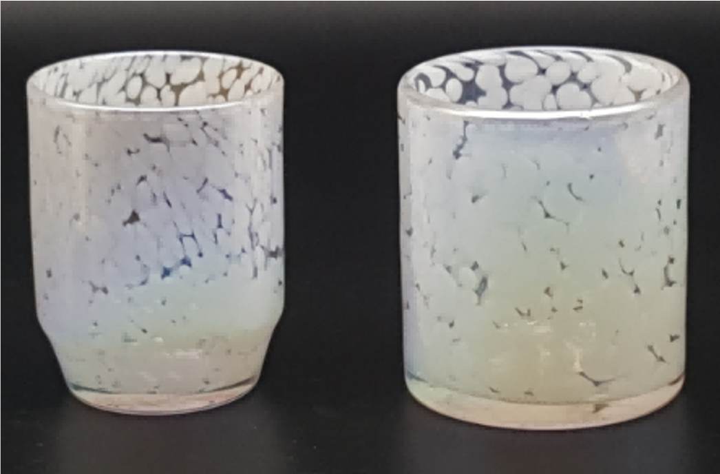 Dappled Glass Tumblers