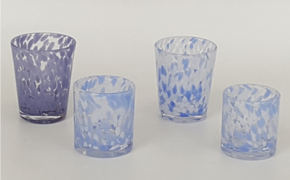 Dappled Glass Tumblers