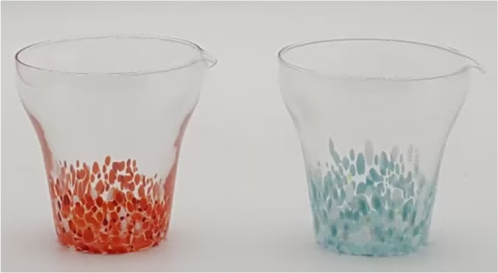 Dappled Glass Tumblers
