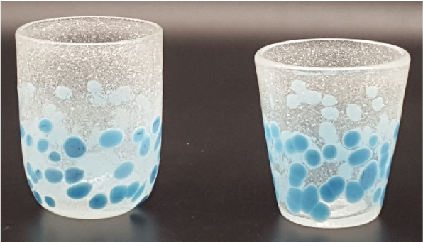 Dappled Glass Tumblers