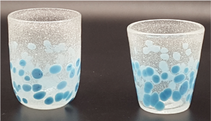 Dappled Glass Tumblers