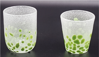 Dappled Glass Tumblers