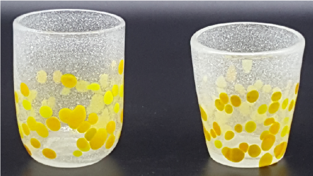 Dappled Glass Tumblers