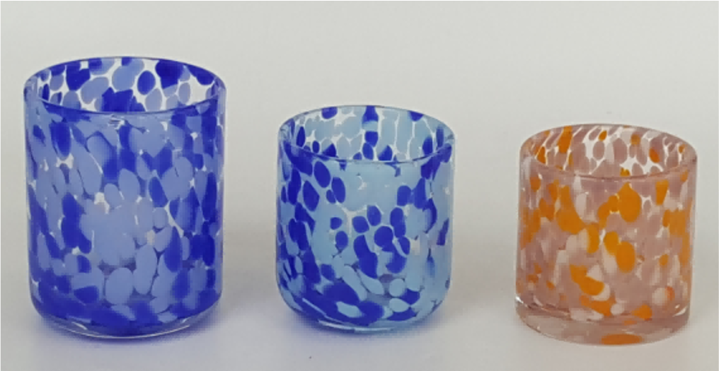 Dappled Glass Tumblers