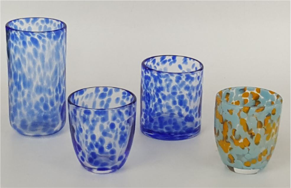 Dappled Glass Tumblers