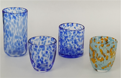Dappled Glass Tumblers