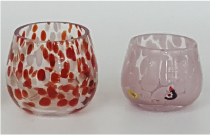 Dappled Glass Tumblers