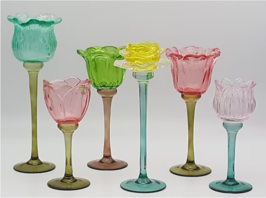 Floral Shape Candle Holder