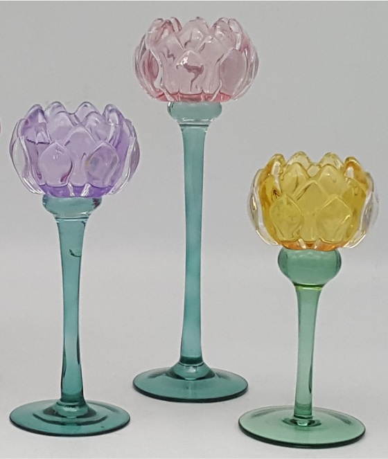 Floral Shape Candle Holder