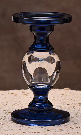 Multi-colored Glass Candle Taper