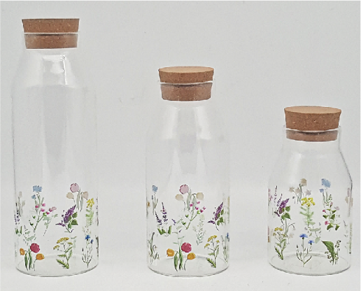 Glass Canister with Wooden Lid