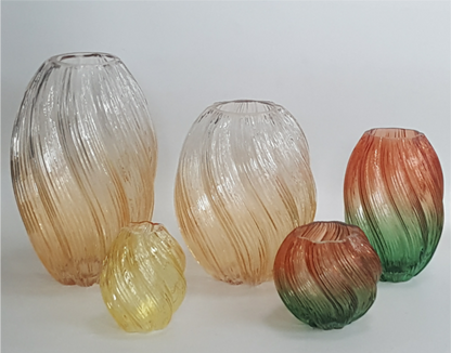 Colorful Glass Vase