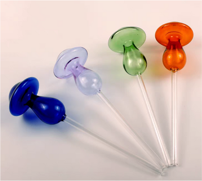Mushroom-shaped Glass Self-watering Globes