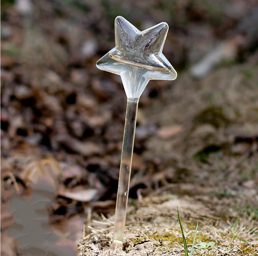 Star-shaped Glass Self-watering Globes