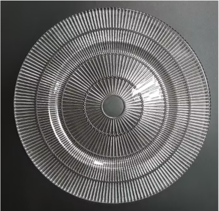 Textured Glass Charger Plate