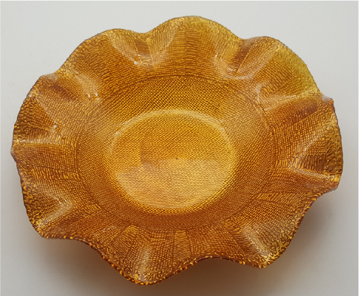 Waffle Glass Bowls