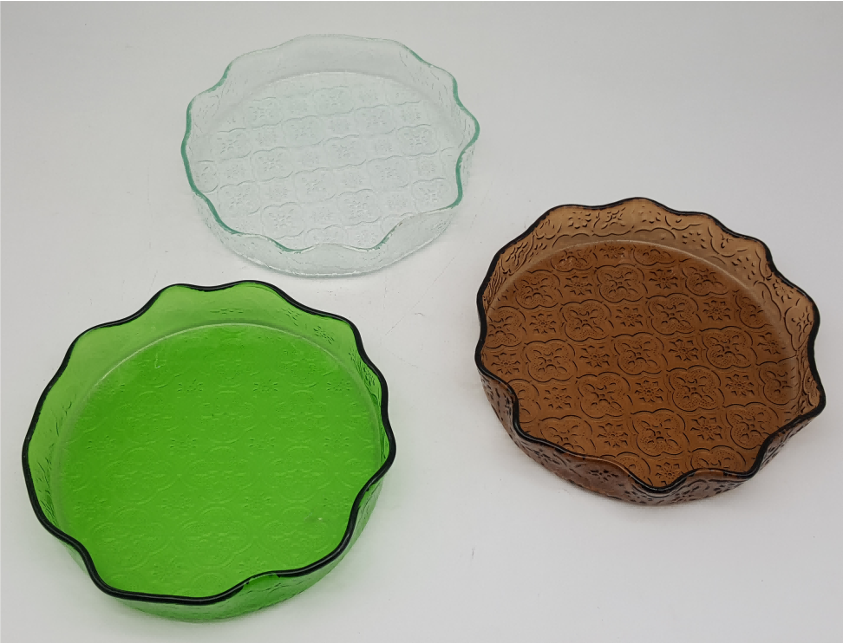 Vintage-style Glass Serving Bowl