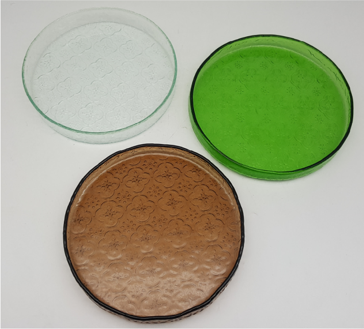 Vintage-style Glass Serving Bowl